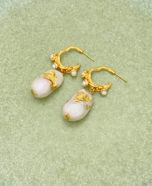 Royal Baroque Pearl Drop Earrings