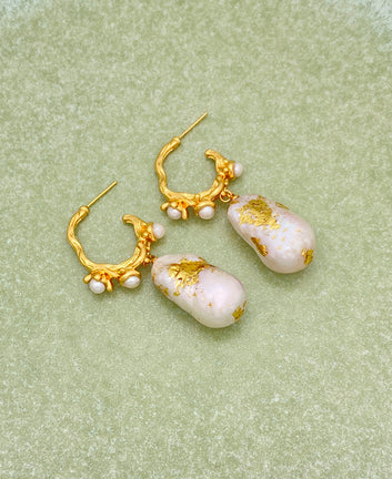 Royal Baroque Pearl Drop Earrings